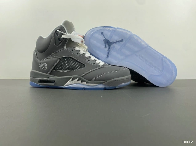 Reps TBK 136027-005 Jordan Wolf Retro 5 Air Grey 0704